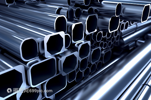 工廠生產的鋼材產品與金屬制品